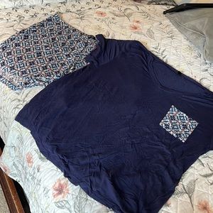 Short pajama set size 1X
